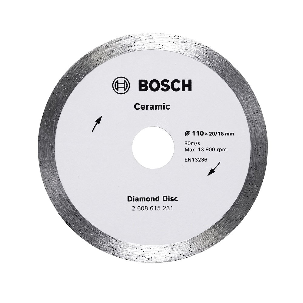 Disco Diamantado Bosch Ceramic Contínuo 110mmX20mm 16mmX8mm Disco Diamantado Bosch Ceramic Contínuo 110mmX20mm 16mmX8mm
