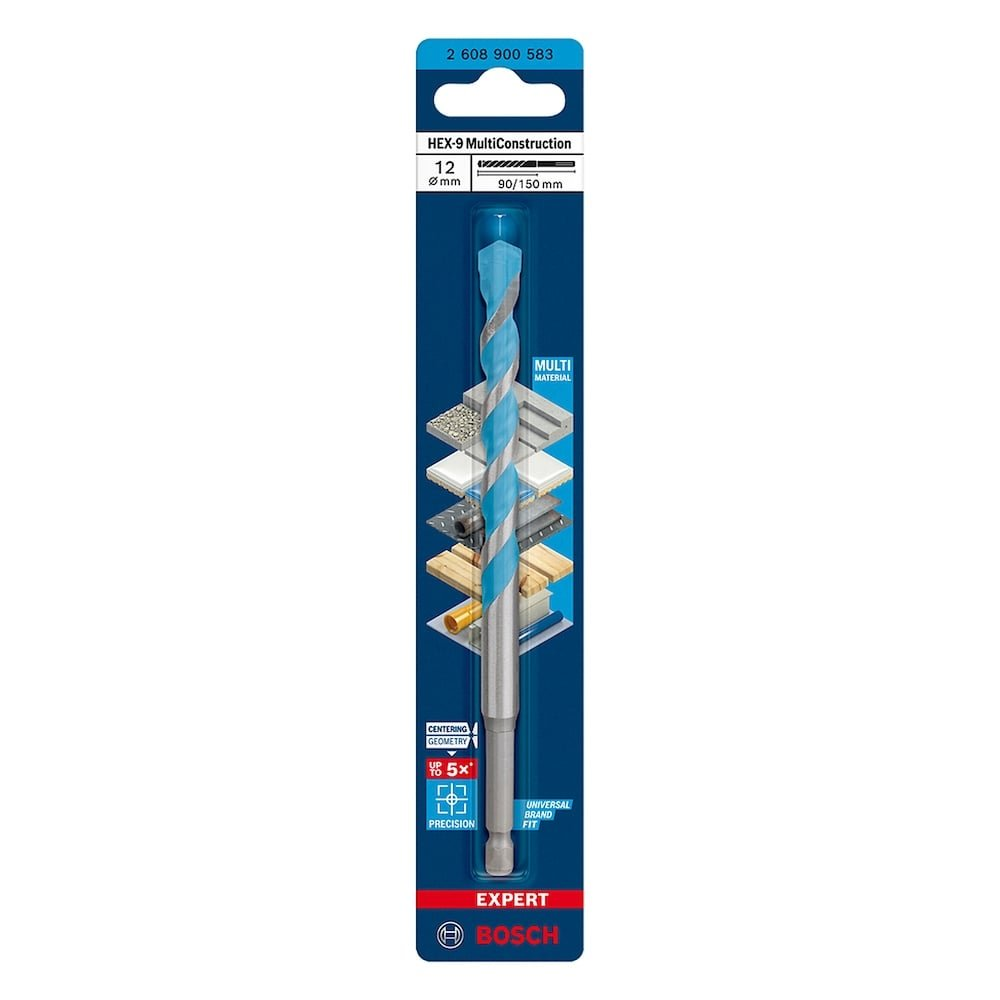 Broca Expert Hex-9 Bosch Multiconstrution 12mm Broca Expert Hex-9 Bosch Multiconstrution 12mm