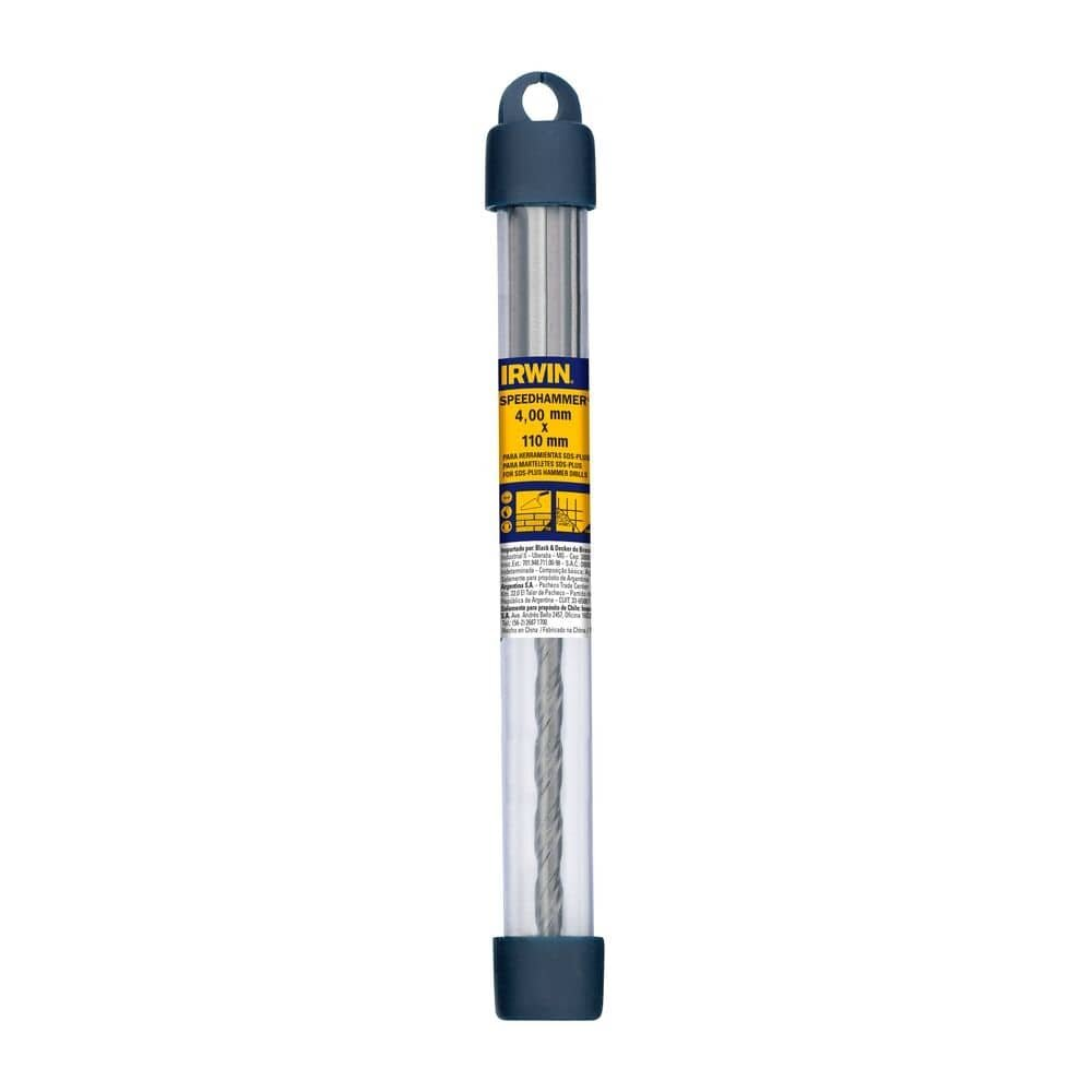 Broca Concreto Irwin SDS Plus 4X110mm Broca Concreto Irwin SDS Plus 4X110mm