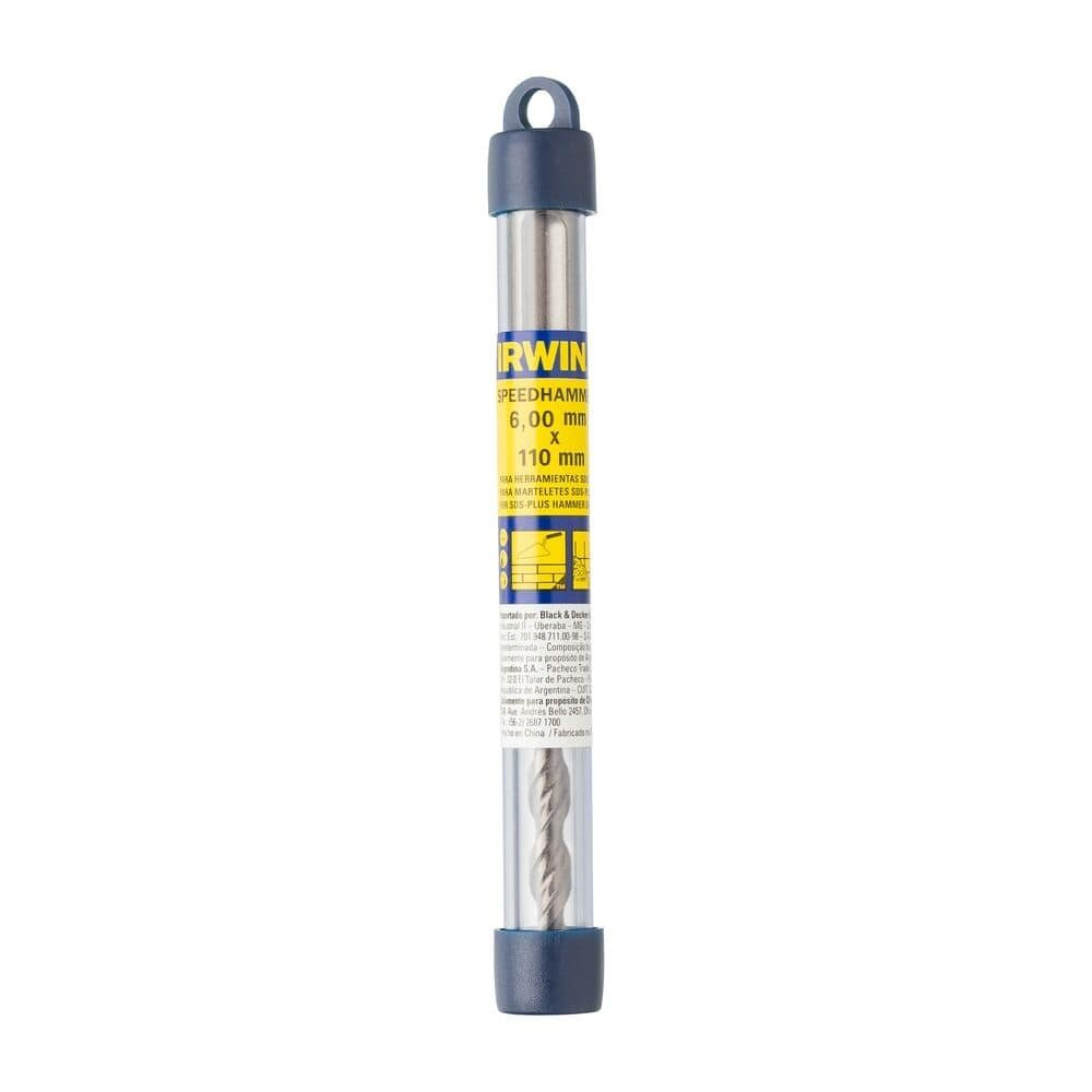Broca Concreto Irwin SDS Plus 6X110mm Broca Concreto Irwin SDS Plus 6X110mm