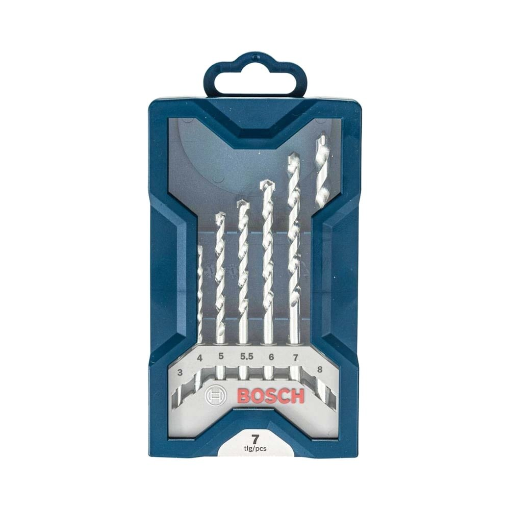 Jogo Broca Concreto Bosch Mini X-Line 3-8mm 7 Peças Jogo Broca Concreto Bosch Mini X-Line 3-8mm 7 Peças