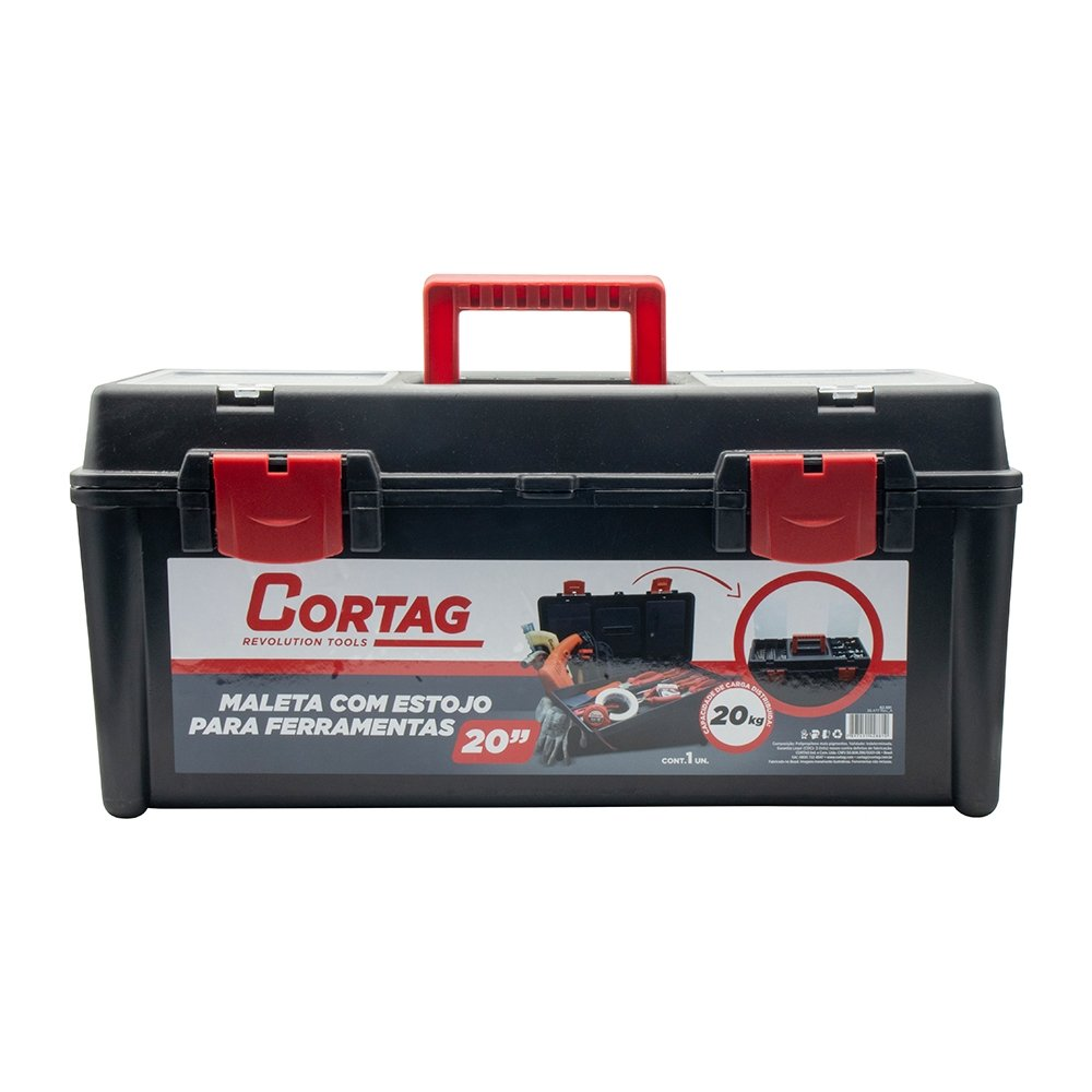Maleta Cortag com Estojo e Bandeja Removível 20P Maleta Cortag com Estojo e Bandeja Removível 20P