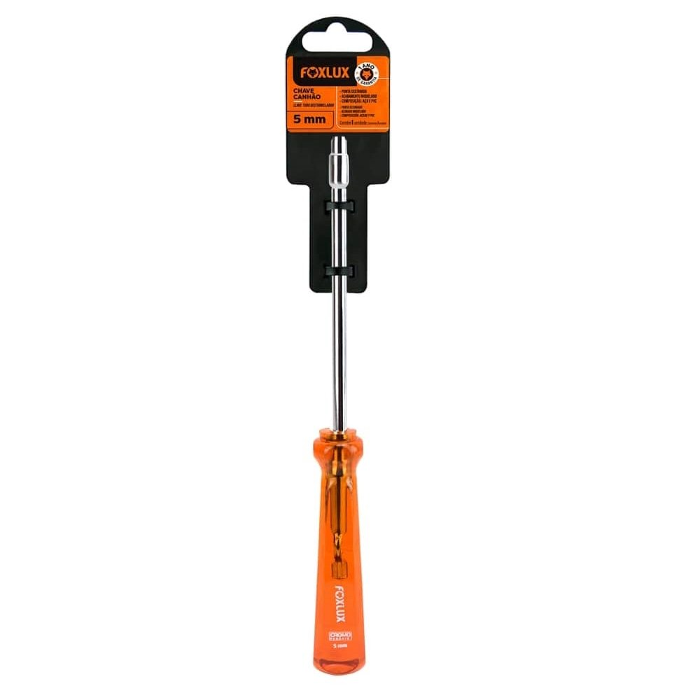 Chave Canhão Famastil cromo Vanadio 5mm Chave Canhão Famastil cromo Vanadio 5mm