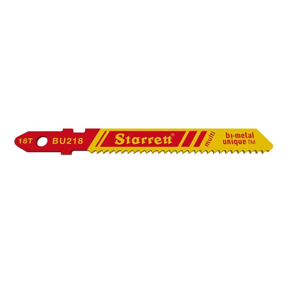 Lâmina Serra Tico Tico Starrett Bi Metálica 2P 18 Dentes BU218 Embalagem com 5 Unidades Lâmina Serra Tico Tico Starrett Bi Metálica 2P 18 Dentes BU218 Embalagem com 5 Unidades