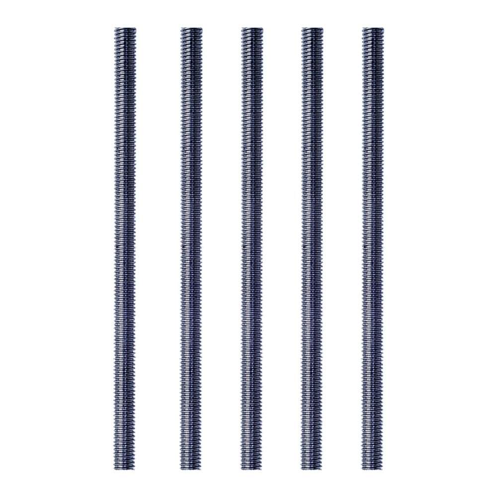Barra Roscada UNC Multibarras Polido 1PX1m - Embalagem com 5 Unidades Barra Roscada UNC Multibarras Polido 1PX1m - Embalagem com 5 Unidades