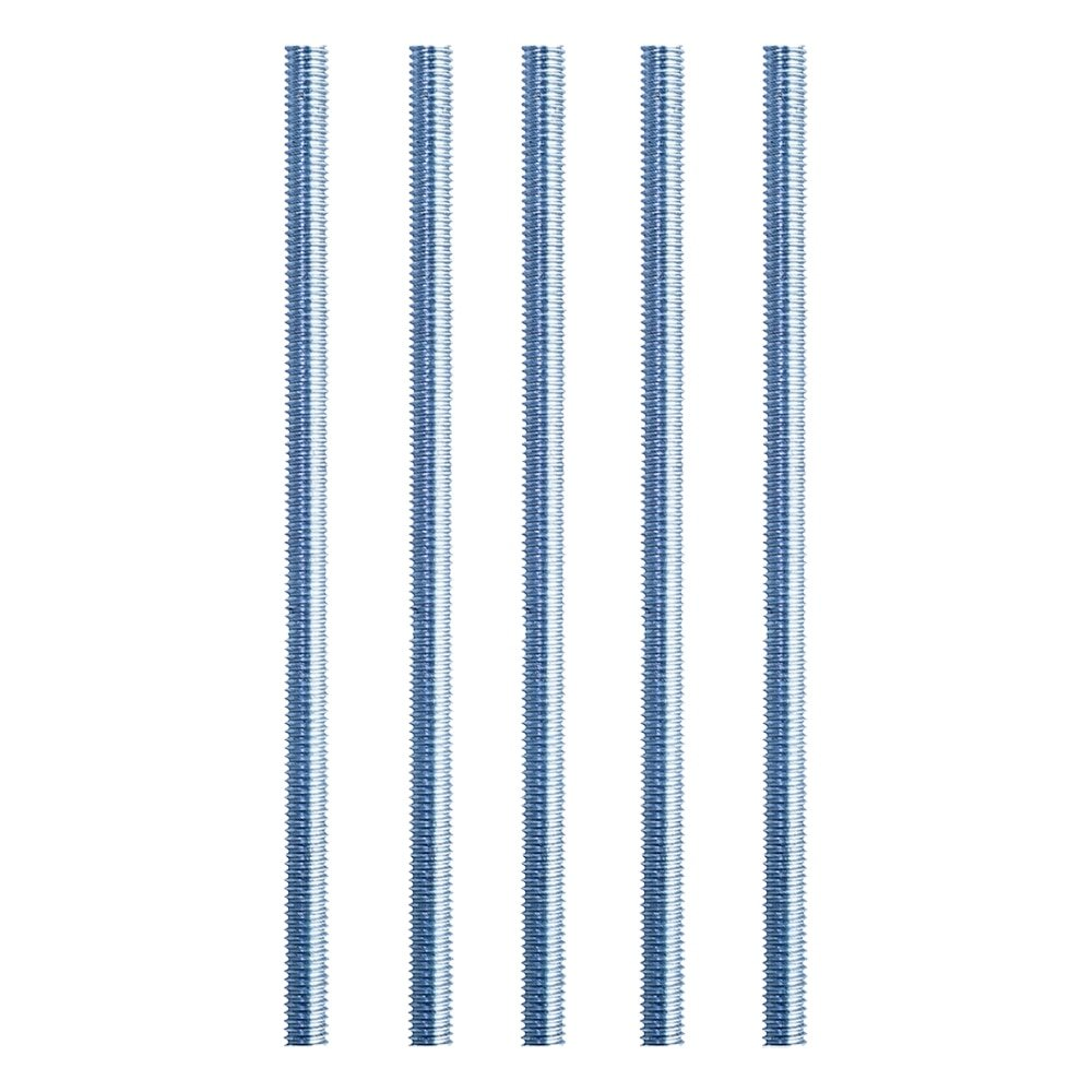 Barra Roscada UNC Multibarras Zincado 1pX1m - Embalagem com 5 Unidades Barra Roscada UNC Multibarras Zincado 1pX1m - Embalagem com 5 Unidades