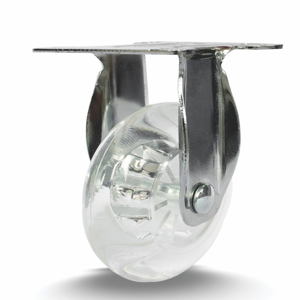 Rodízio Cromado Colson Base Fixo 75mm Roda Gel Capacidade 50kg Rodízio Cromado Colson Base Fixo 75mm Roda Gel Capacidade 50kg