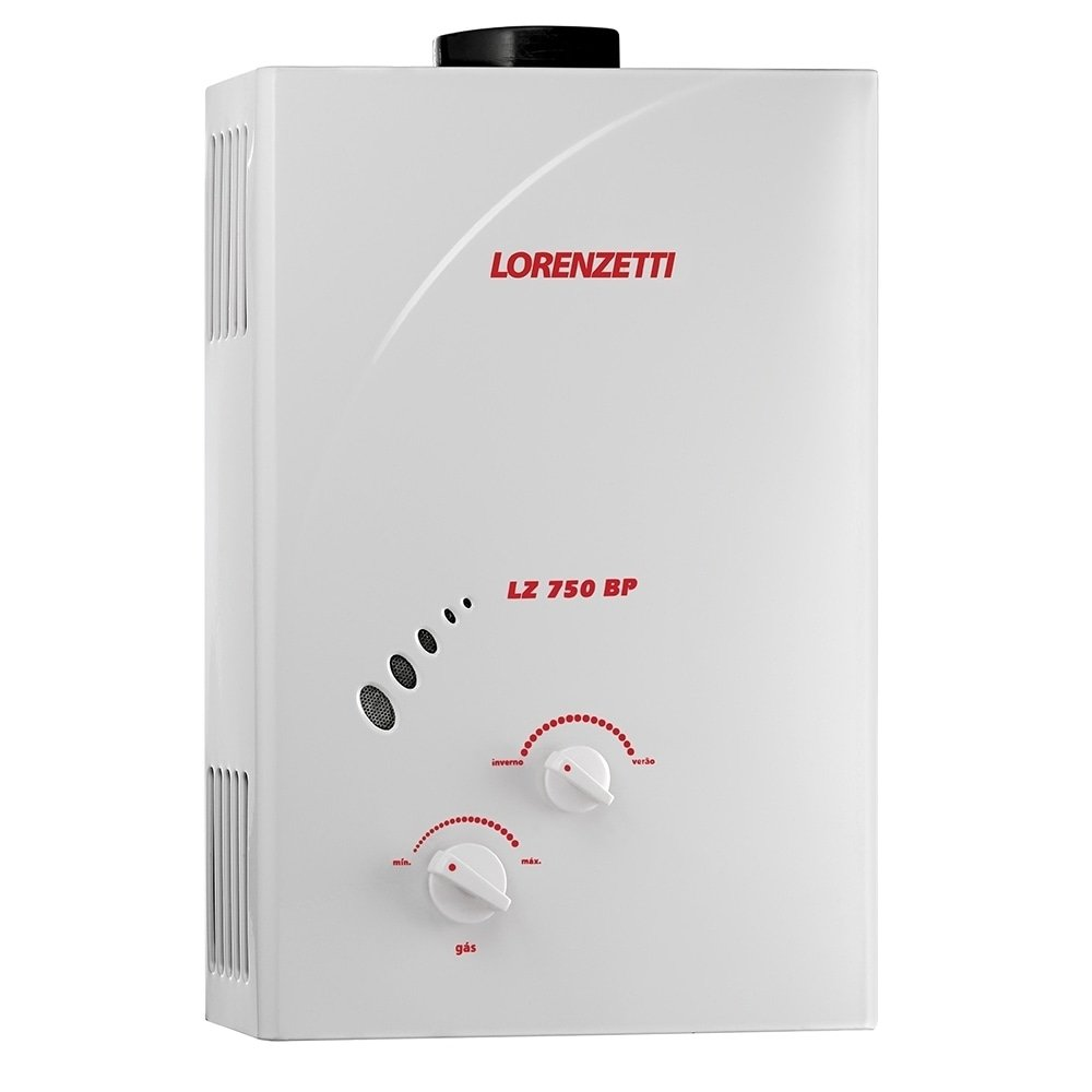 Aquecedor de Água a Gás Lorenzetti LZ-750BP 7 Litros Aquecedor de Água a Gás Lorenzetti LZ-750BP 7 Litros