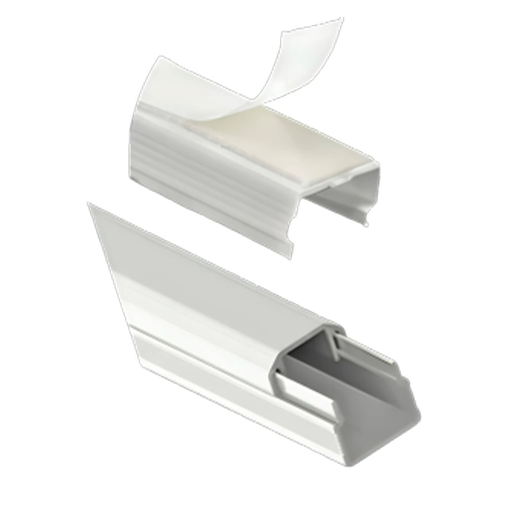 Canaleta Ilumi Dupla Face 10x10x2000mm Branca Embalagem com 25 Unidades Canaleta Ilumi Dupla Face 10x10x2000mm Branca Embalagem com 25 Unidades