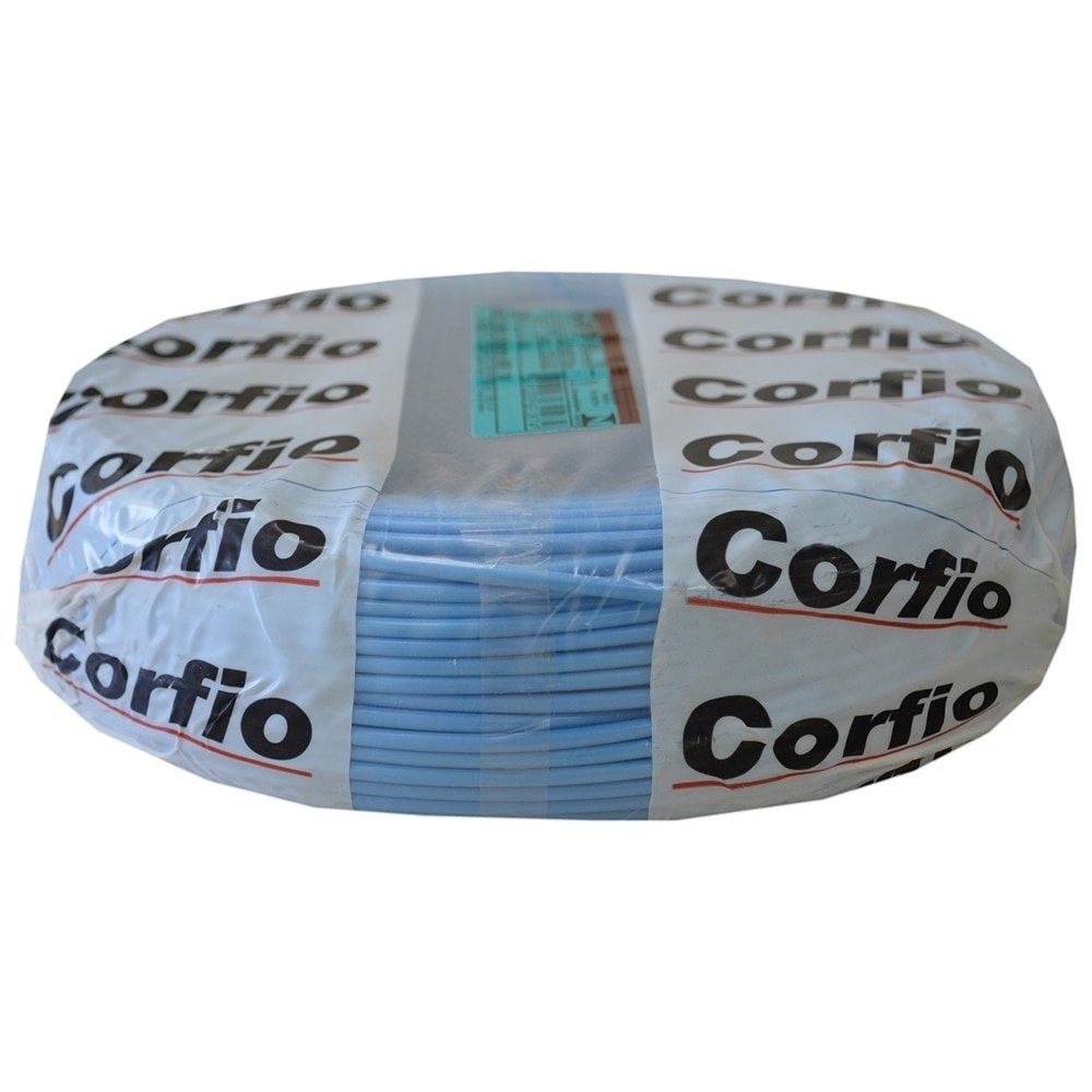 Cabo Flexível Corfio 2,5mmx100m Rolo 750V Azul Cabo Flexível Corfio 2,5mmx100m Rolo 750V Azul