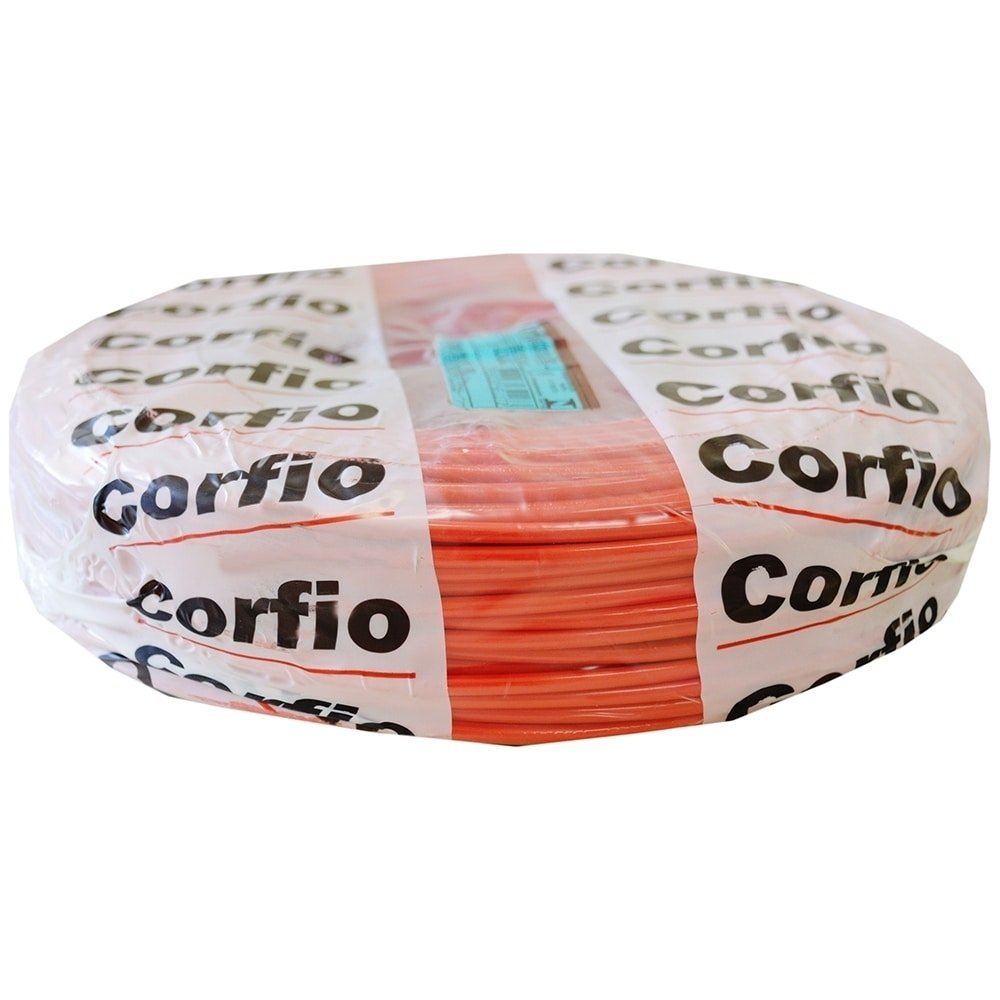 Cabo Flexível Corfio 4mmx100m Rolo 750V Vermelho Cabo Flexível Corfio 4mmx100m Rolo 750V Vermelho