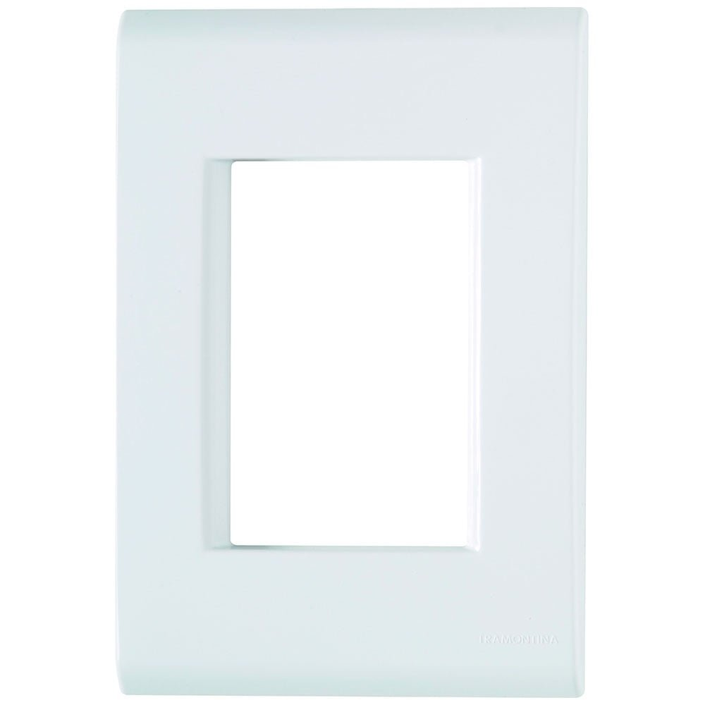 Placa Liz Tramontina 4x2 3 Postos Branca Placa Liz Tramontina 4x2 3 Postos Branca