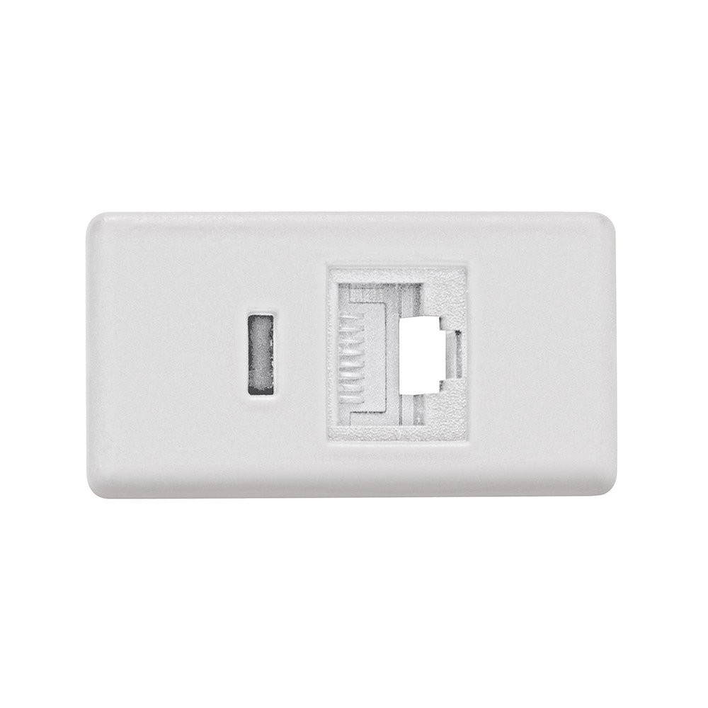 Tomada Liz RJ45 Tramontina para Dados Branca Tomada Liz RJ45 Tramontina para Dados Branca