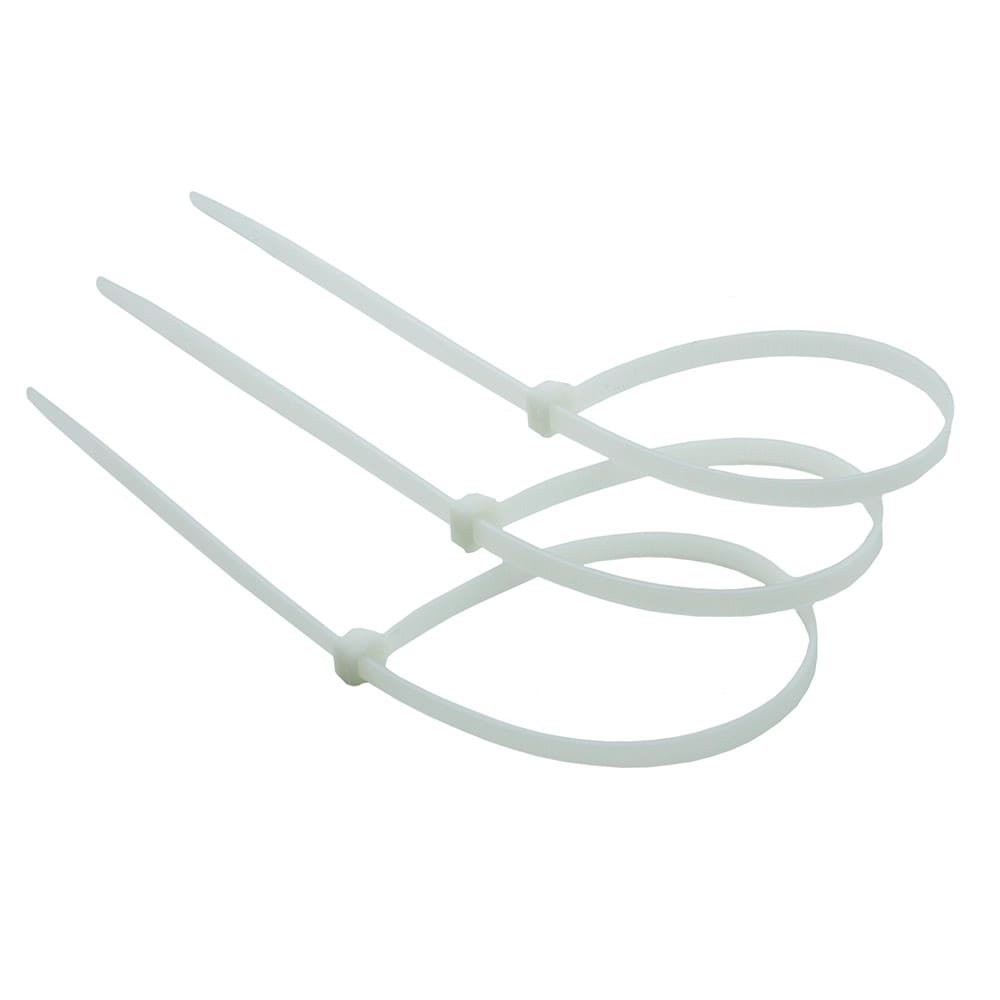 Abraçadeira Nylon Branco Thompson 300x3,6mm - Embalagem com 100 unidades Abraçadeira Nylon Branco Thompson 300x3,6mm - Embalagem com 100 unidades
