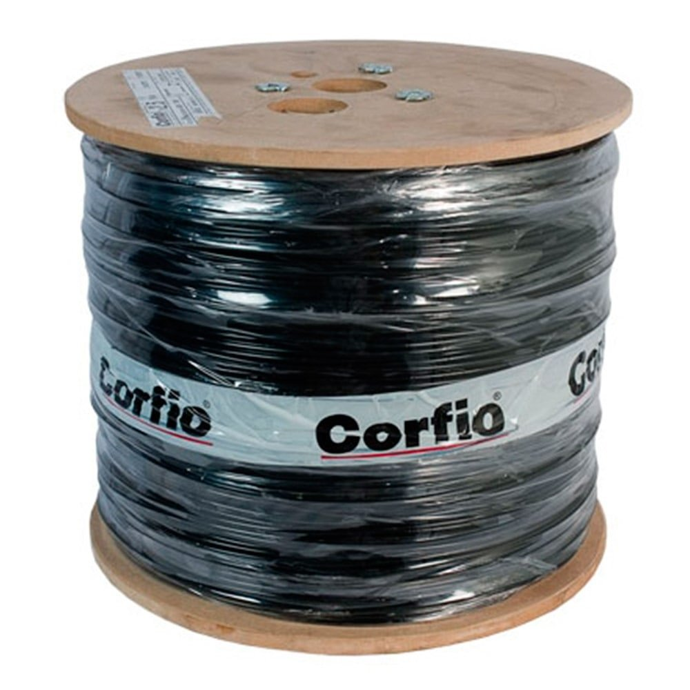 Cabo Flexível Corfio 1,5mmx1400m Bobina 750V Preto Cabo Flexível Corfio 1,5mmx1400m Bobina 750V Preto