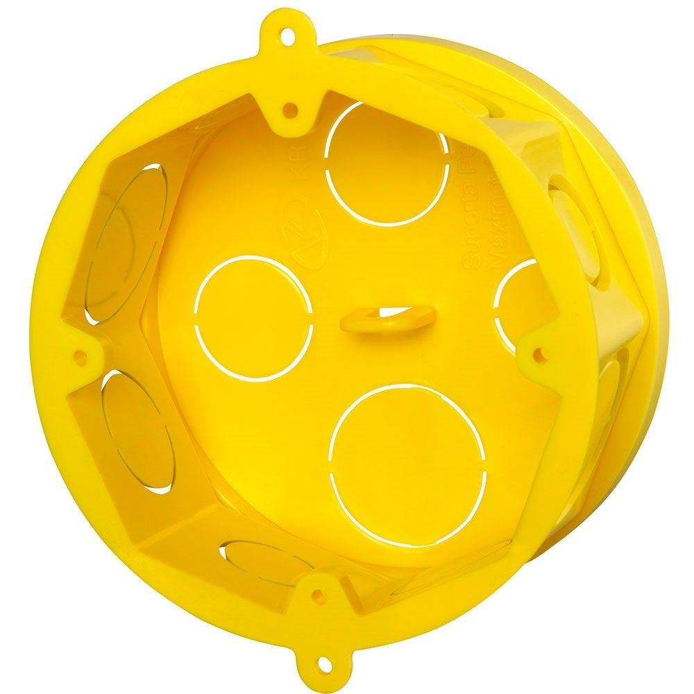 Caixa Luz Krona Octogno Amarela 4x4 - Embalagem com 12 Unidades Caixa Luz Krona Octogno Amarela 4x4 - Embalagem com 12 Unidades