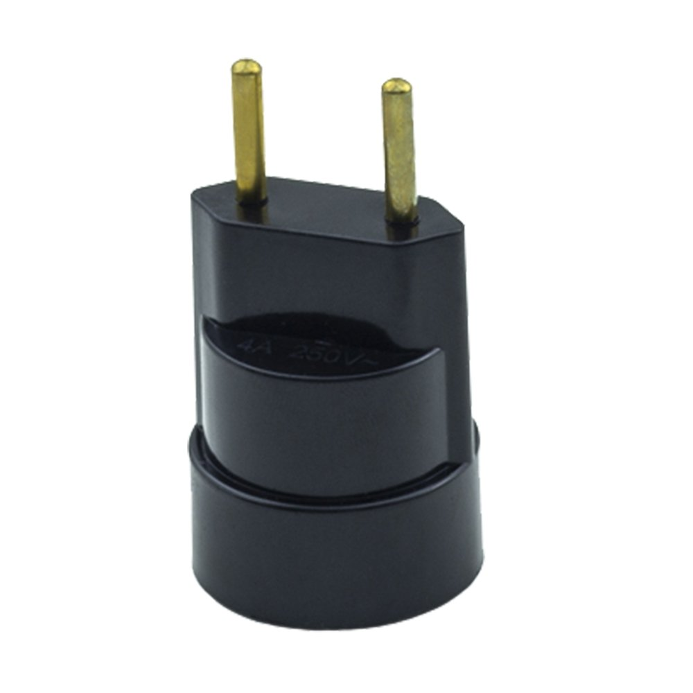 Soquete Adaptador Thompson Nylon com Plugue Macho 2P 250V PRETO - Embalagem com 50 Unidades Soquete Adaptador Thompson Nylon com Plugue Macho 2P 250V PRETO - Embalagem com 50 Unidades