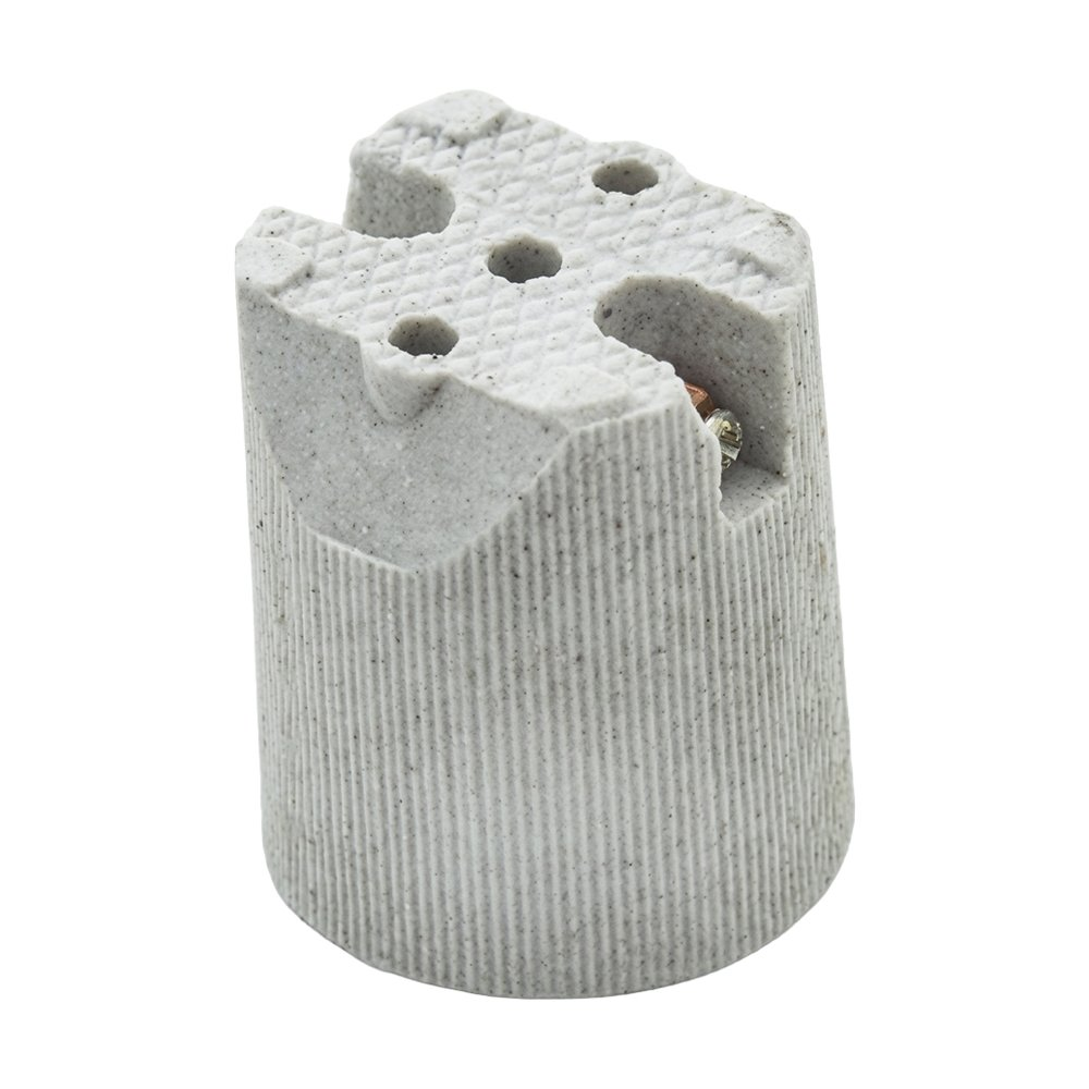 Soquete Receptáculo Thompson Porcelana 250V - Embalagem 50 Unidades Soquete Receptáculo Thompson Porcelana 250V - Embalagem 50 Unidades