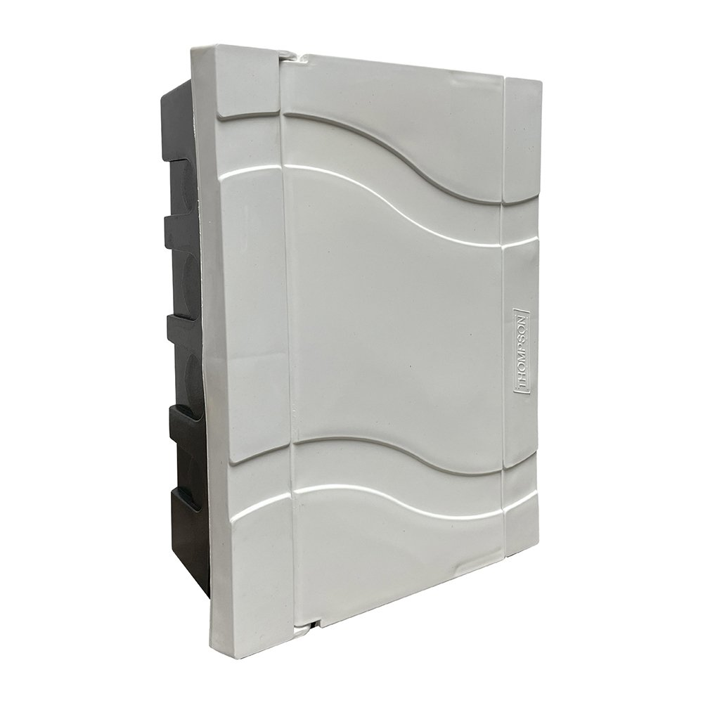 Quadro De Distribuição Thompson 8 DIN/6 Nema Tampa Branca Quadro De Distribuição Thompson 8 DIN/6 Nema Tampa Branca