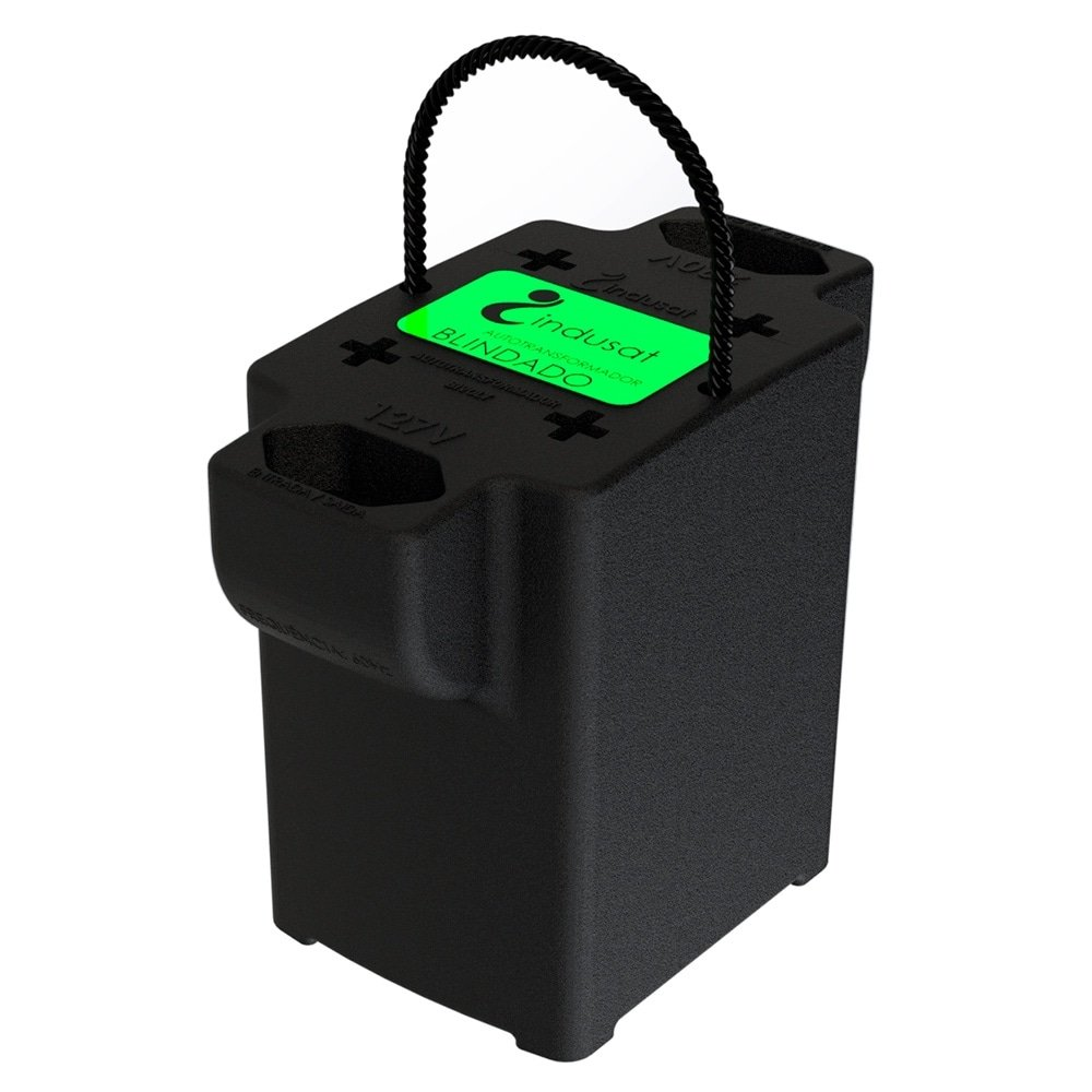 Transformador Indusat 5000VA Blindado Bivolt Transformador Indusat 5000VA Blindado Bivolt