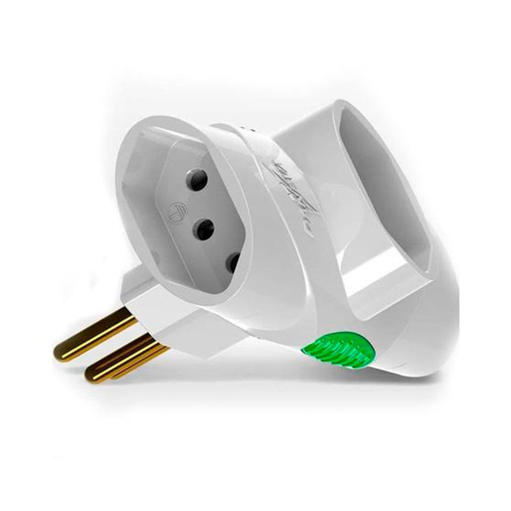 Pino Multiplicador 3 Saidas Ilumi 2p+T 10a 250v Branco 20x1 Sm Pino Multiplicador 3 Saidas Ilumi 2p+T 10a 250v Branco 20x1 Sm