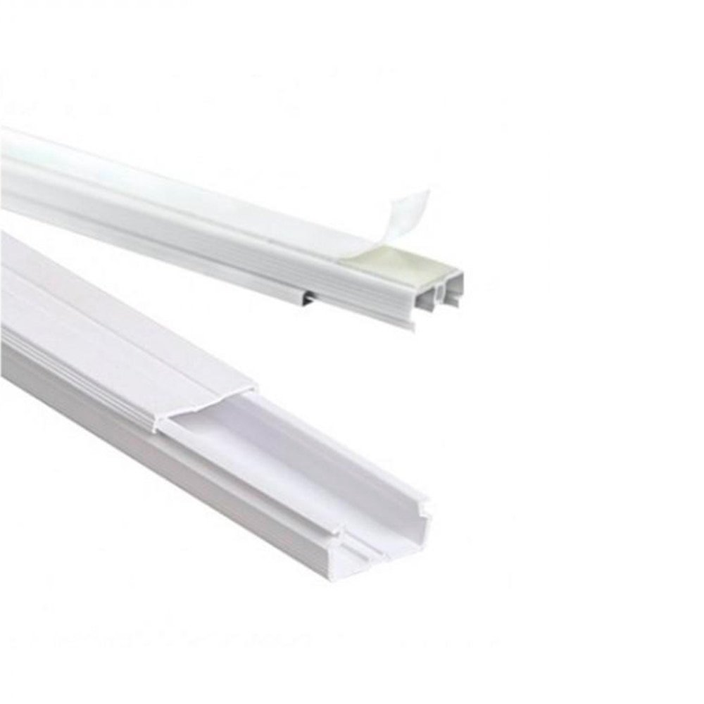 Canaleta Ilumi PVC Branca Com Fita Dupla Face 20X10X2000mm - Embalagem c/ 25 Unidades Canaleta Ilumi PVC Branca Com Fita Dupla Face 20X10X2000mm - Embalagem c/ 25 Unidades