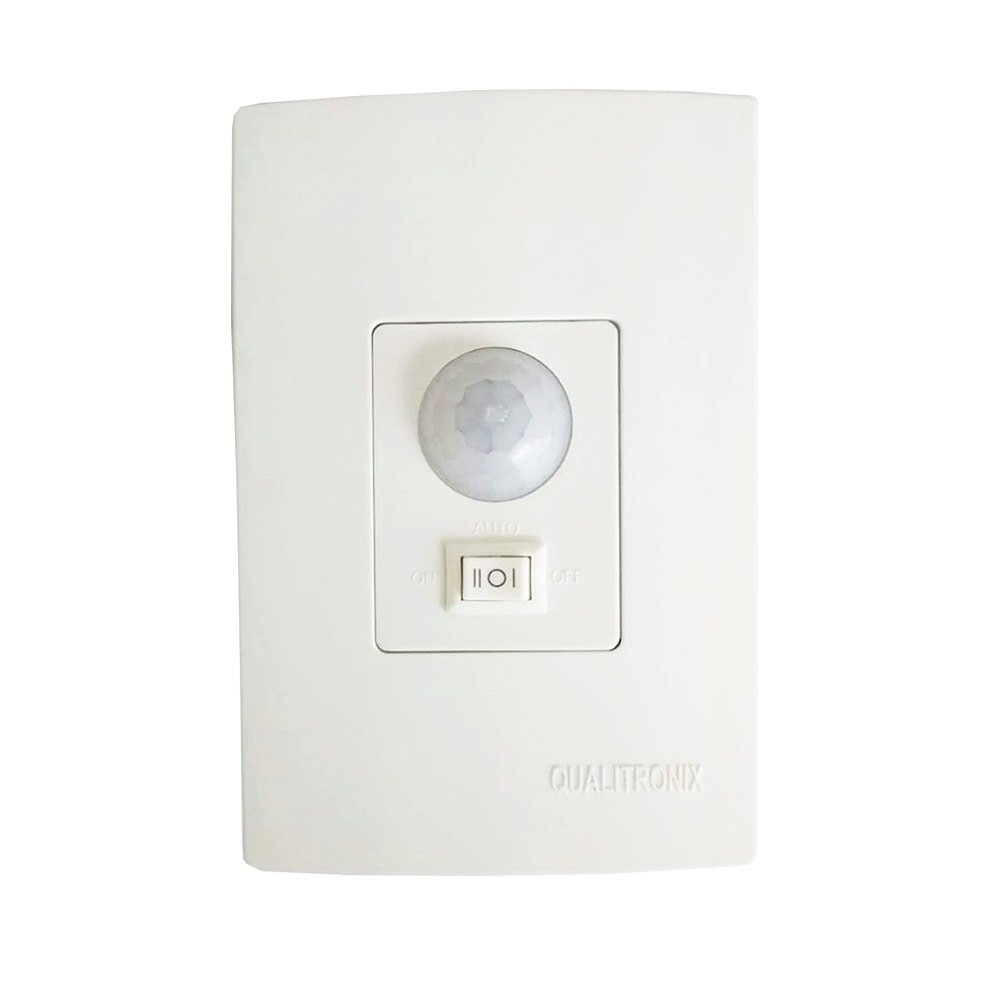 Sensor De Presença Qualitronix QI6M Embutir Com Chave Lente 180 Bivolt Sensor De Presença Qualitronix QI6M Embutir Com Chave Lente 180 Bivolt