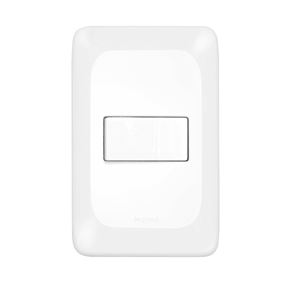 Interruptor Pial Pop 1 Tecla Simples com Placa 4X2 Interruptor Pial Pop 1 Tecla Simples com Placa 4X2