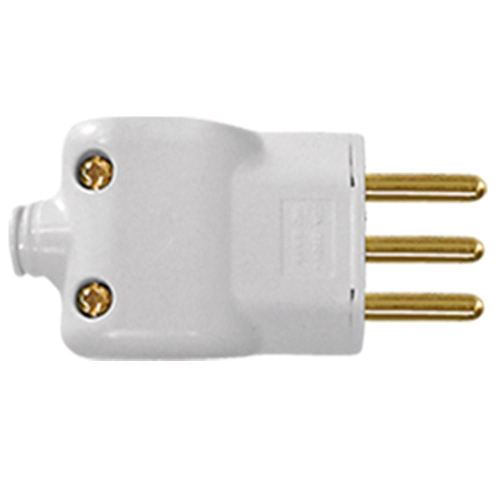 Pino Macho Ilumi Prensa Cabo 2P+T, 20A, 250V, Cinza Sm Pino Macho Ilumi Prensa Cabo 2P+T, 20A, 250V, Cinza Sm