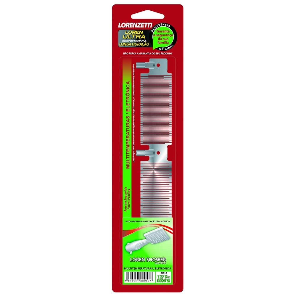 Resistência para Chuveiro Lorenzetti Loren Shower Eletrônica 5500W Resistência para Chuveiro Lorenzetti Loren Shower Eletrônica 5500W