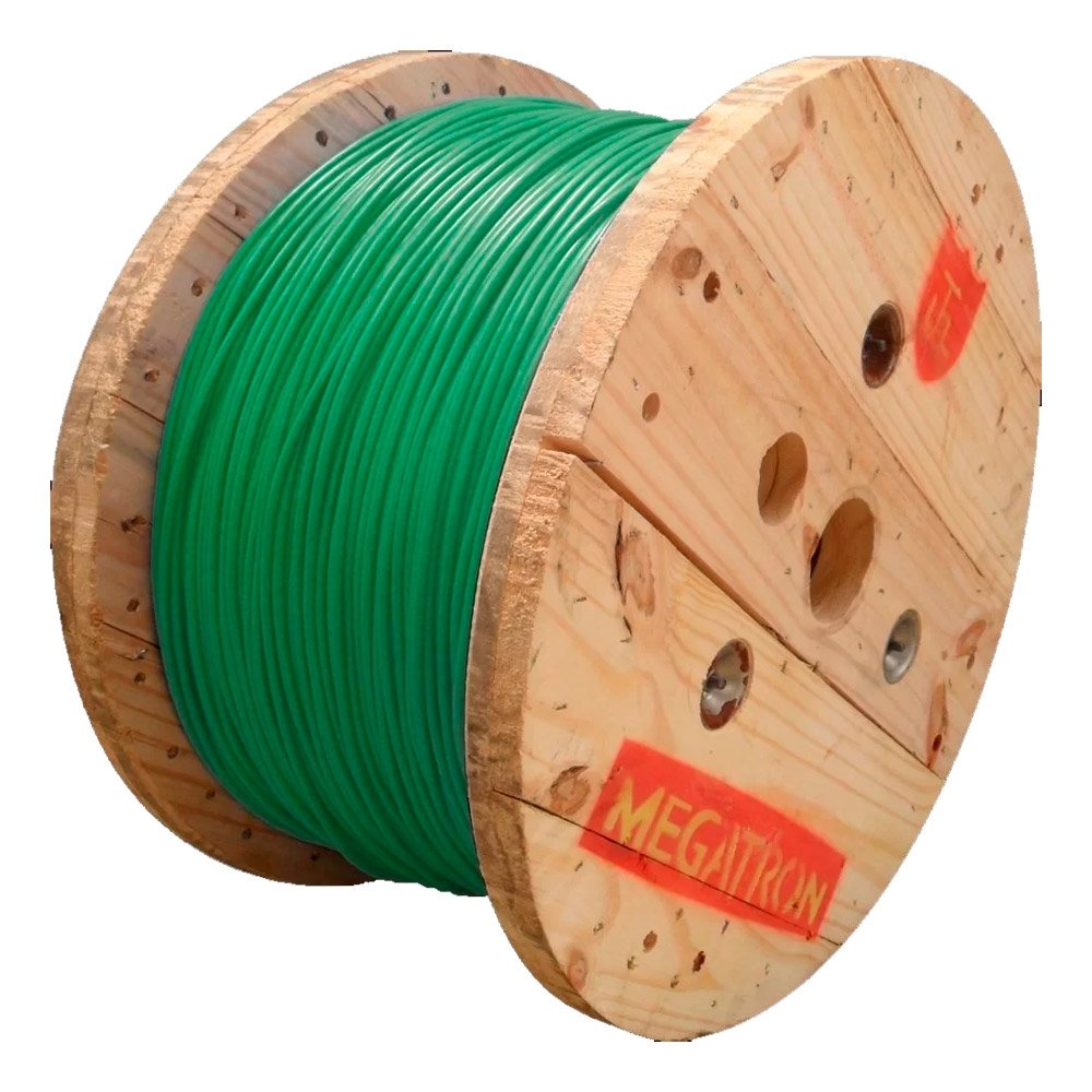 Cabo Flexível Megatron 16mm x 500m Bobina 750V Verde Cabo Flexível Megatron 16mm x 500m Bobina 750V Verde