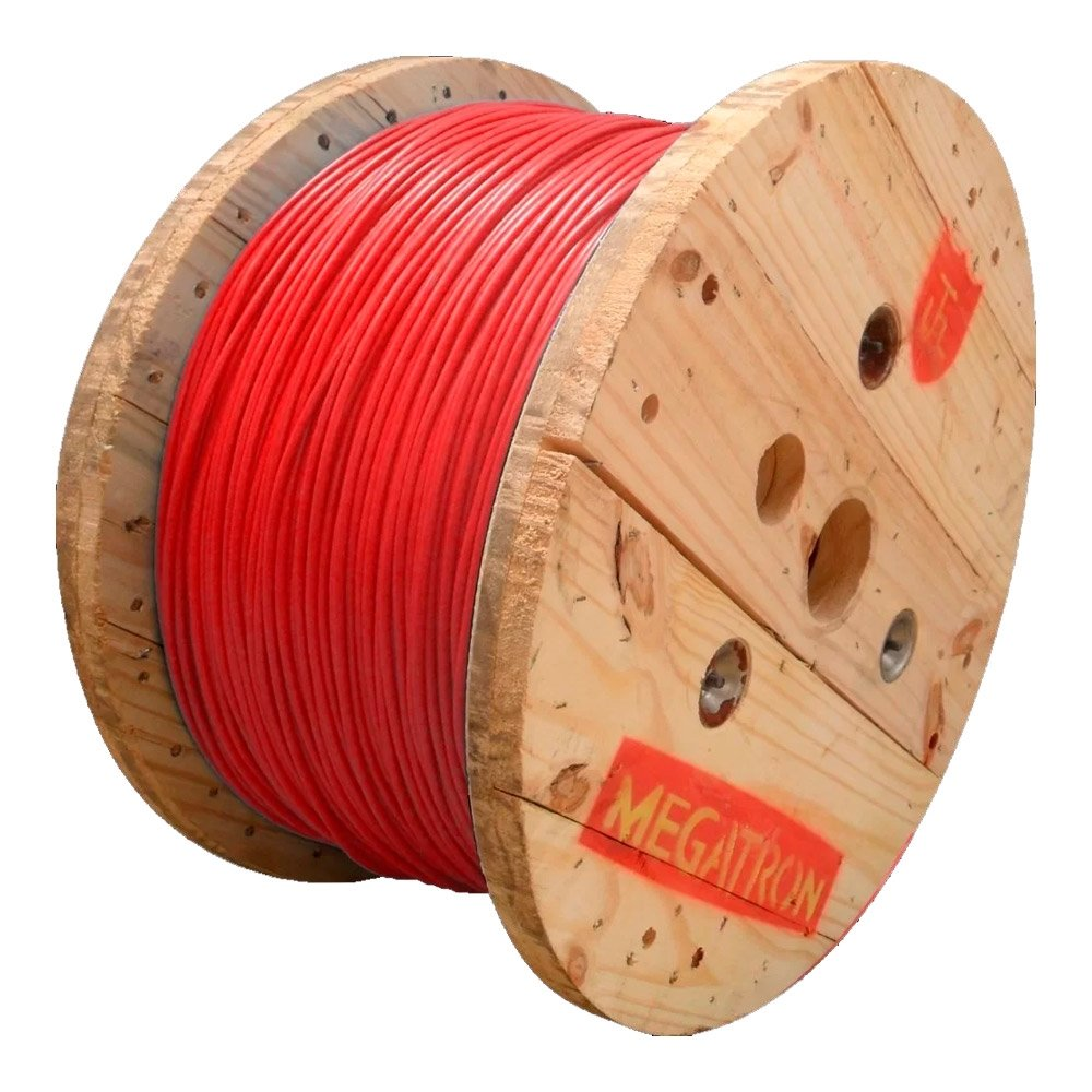 Cabo Flexível Megatron 16mm x 500m Bobina 750V Vermelho Cabo Flexível Megatron 16mm x 500m Bobina 750V Vermelho