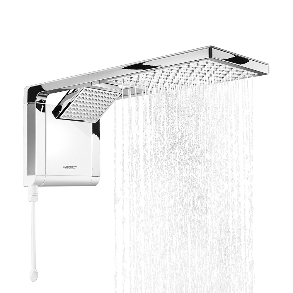 Chuveiro Lorenzetti Acquaduo Ultra Branco/Cromado 6800W, 220V Chuveiro Lorenzetti Acquaduo Ultra Branco/Cromado 6800W, 220V