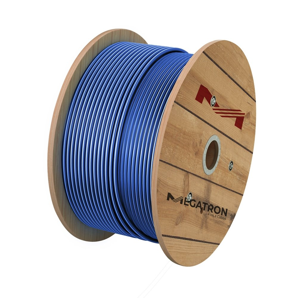 Cabo Flexível Megatron Hepr 0,6/1,0KV 16mmx400m Bobina Azul Cabo Flexível Megatron Hepr 0,6/1,0KV 16mmx400m Bobina Azul