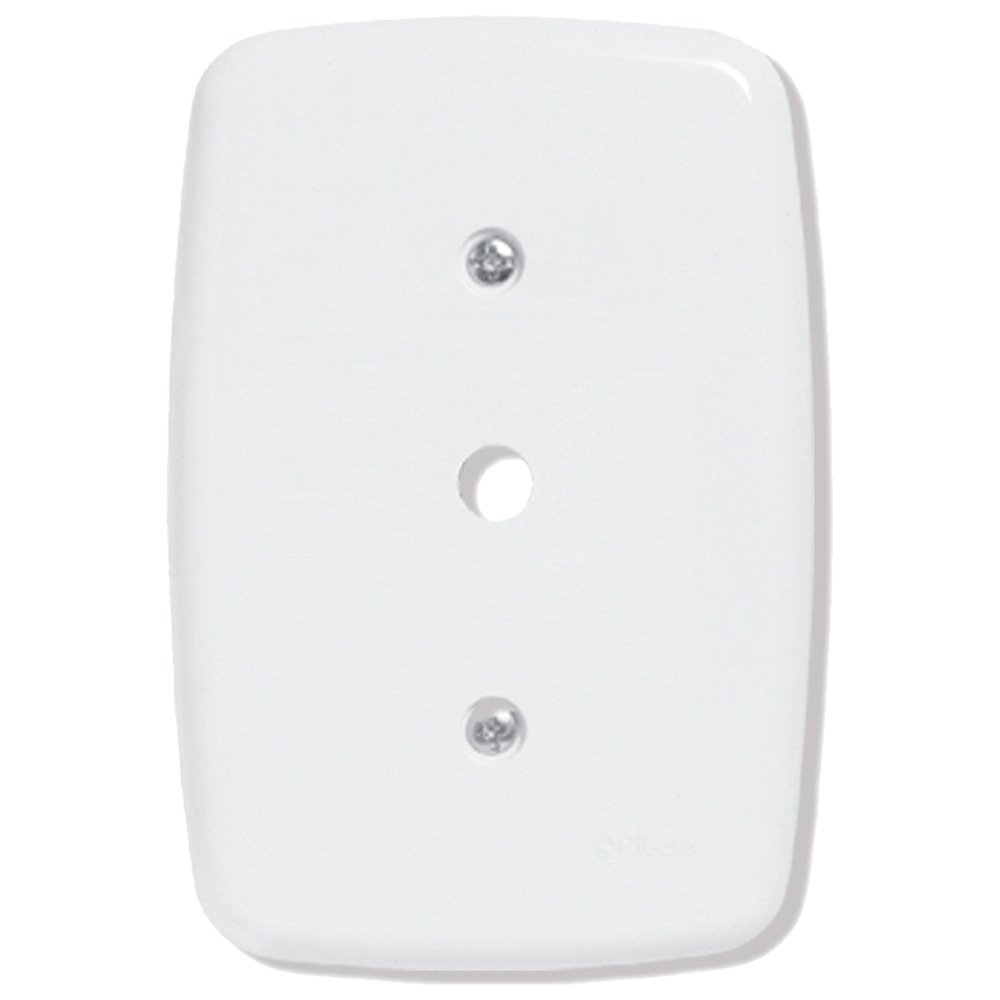 Placa Ideale Pluzie Com Saída De Fio 4x2 Branca Placa Ideale Pluzie Com Saída De Fio 4x2 Branca