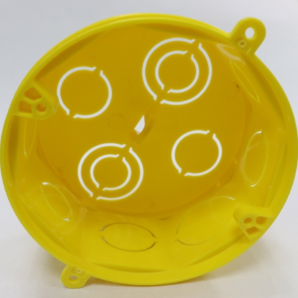 Caixa de Luz Octogonal Plastilit Amarela PVC com Fundo Removivel 4x4 - Embalagem com 12 Unidades Caixa de Luz Octogonal Plastilit Amarela PVC com Fundo Removivel 4x4 - Embalagem com 12 Unidades