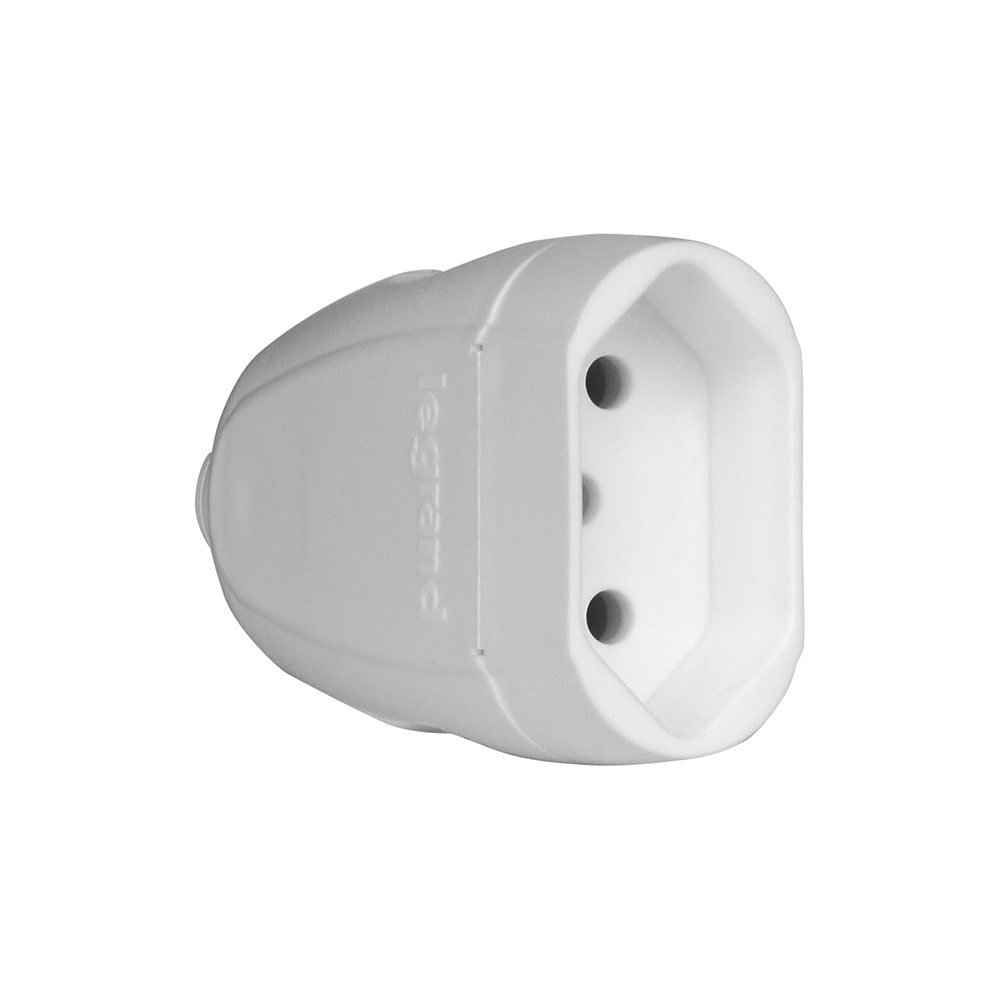 Pino Femea Pial 2P+T 10A 250V Branco SM Pino Femea Pial 2P+T 10A 250V Branco SM