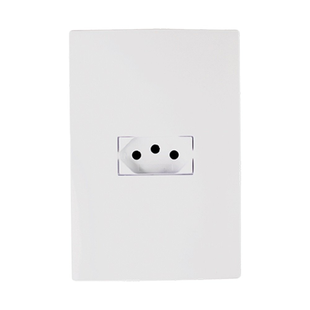 Tomada Ilumi I9 2P+T com Placa 20A 250V Tomada Ilumi I9 2P+T com Placa 20A 250V