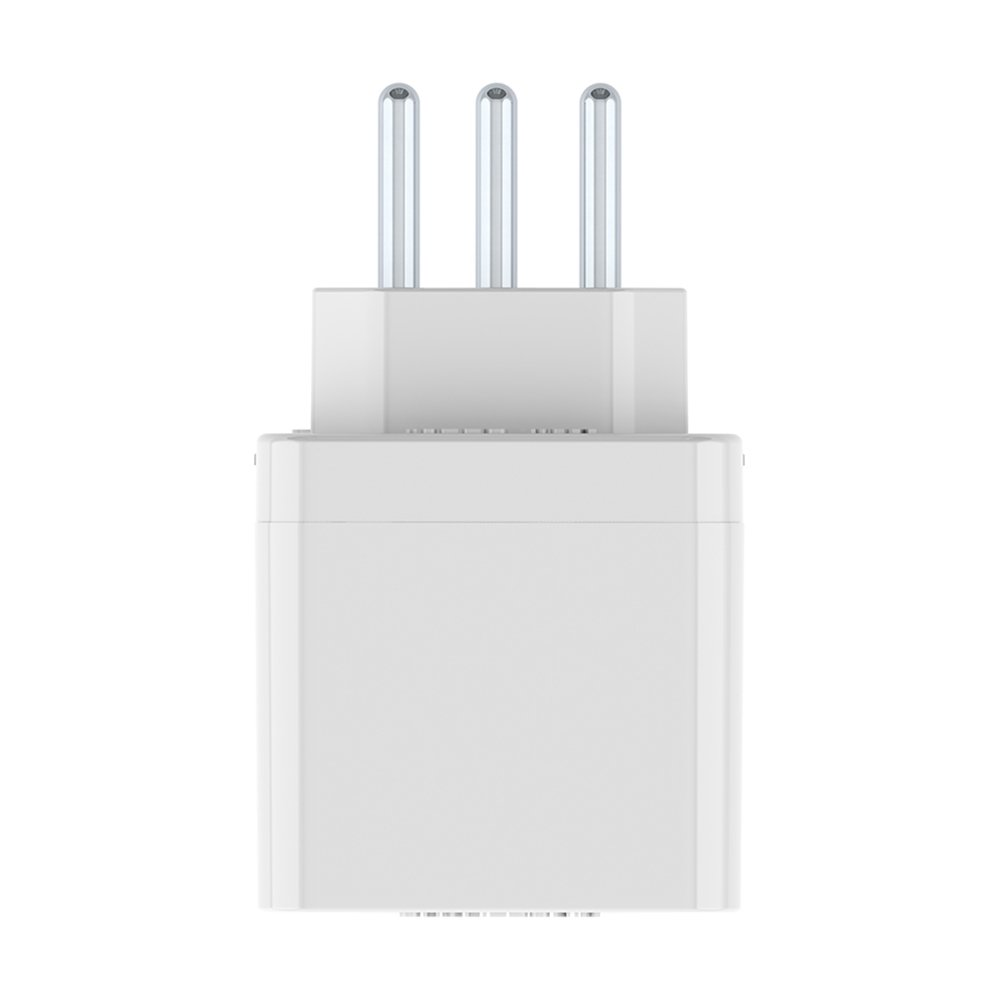Plug Protector Qualitronix QPP03B - 3 Pinos, 10A, Branco Plug Protector Qualitronix QPP03B - 3 Pinos, 10A, Branco
