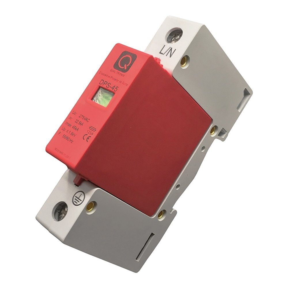 DPS Dispositivo Proteção Contra Surto Qualitronix QDPS45 - IMAX, 45KA DPS Dispositivo Proteção Contra Surto Qualitronix QDPS45 - IMAX, 45KA