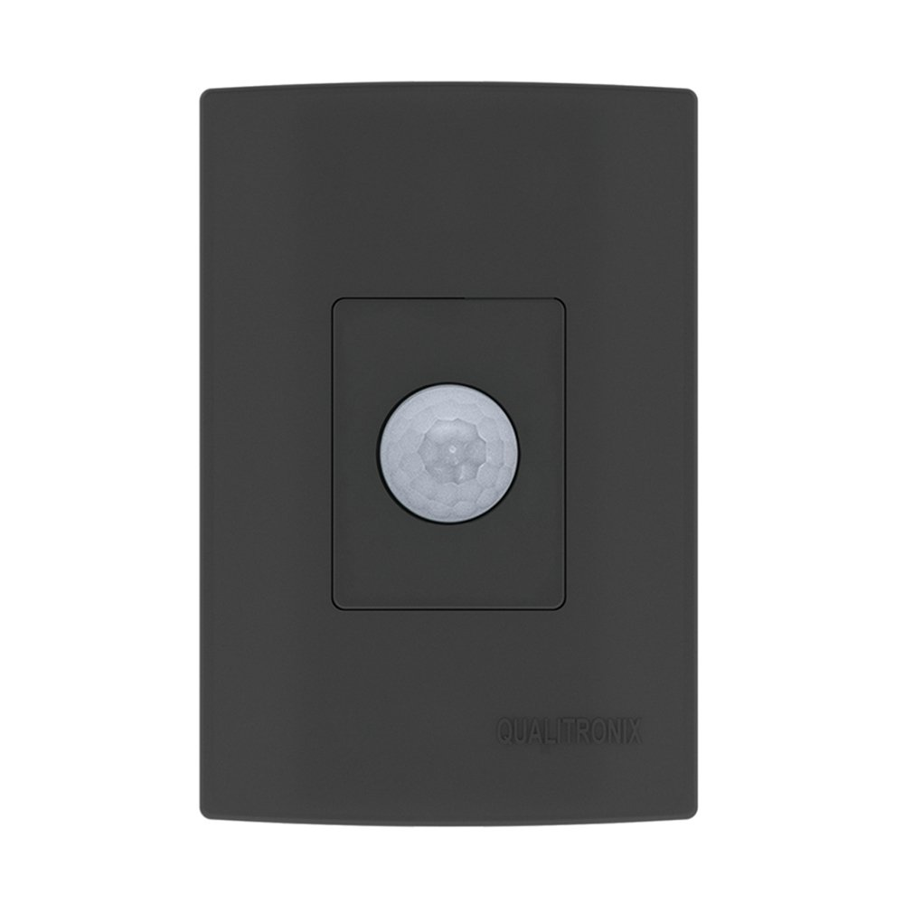 Sensor De Presença Qualitronix QI2MP - De Embutir, Parede 180 Graus, Preto, Bivolt Sensor De Presença Qualitronix QI2MP - De Embutir, Parede 180 Graus, Preto, Bivolt