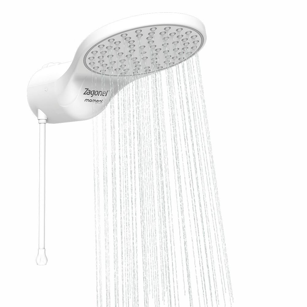 Chuveiro Ducha Eletrônica Zagonel Moment Branco