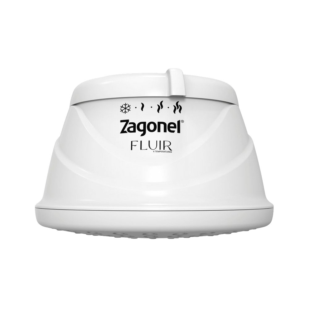 Chuveiro Ducha Zagonel Fluir 4 Temperaturas Branco Chuveiro Ducha Zagonel Fluir 4 Temperaturas Branco
