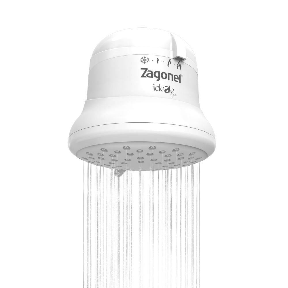 Chuveiro Ducha Zagonel Ideale Plus 4 Temperaturas e Cano de 30cm Chuveiro Ducha Zagonel Ideale Plus 4 Temperaturas e Cano de 30cm