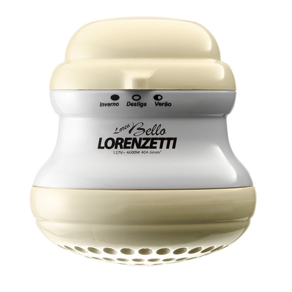Chuveiro Lorenzetti Loren Bello Bege com Cano 5500W Chuveiro Lorenzetti Loren Bello Bege com Cano 5500W