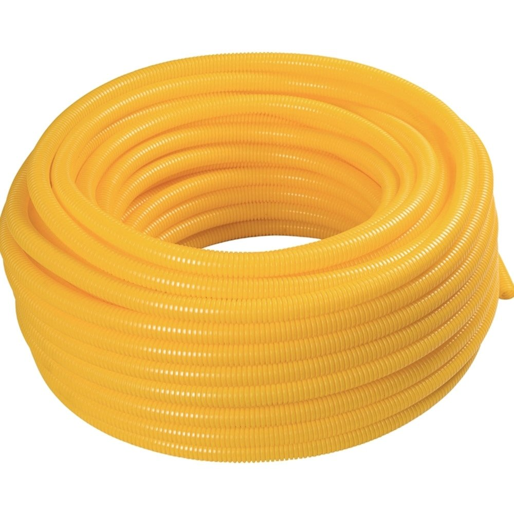 Eletroduto Tramontina PVC Flexível Corrugado - 25mmx50m Amarelo Eletroduto Tramontina PVC Flexível Corrugado - 25mmx50m Amarelo
