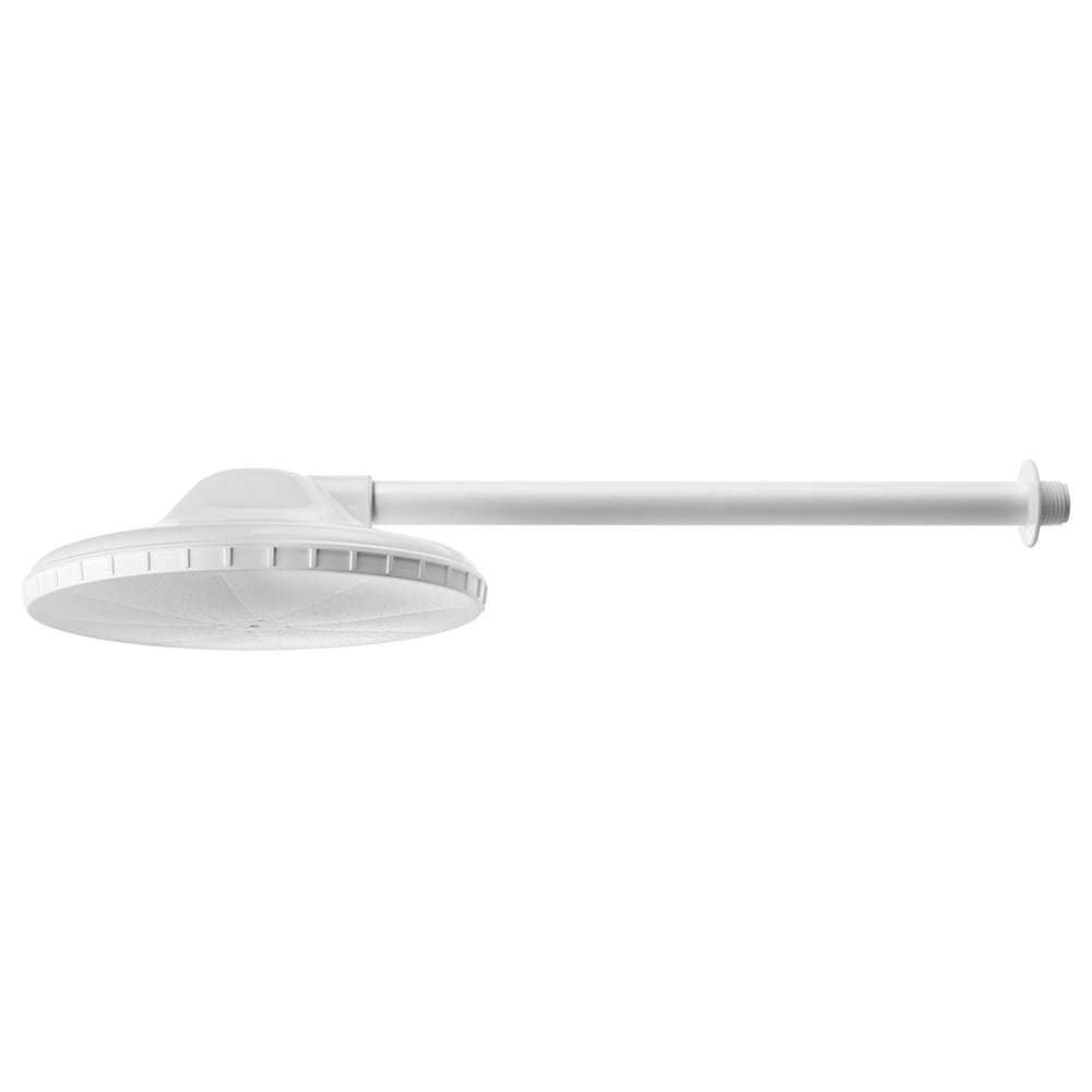 Chuveiro Herc 8" 30cm 1/2P com Braço e sem Registro Branco ref.2351