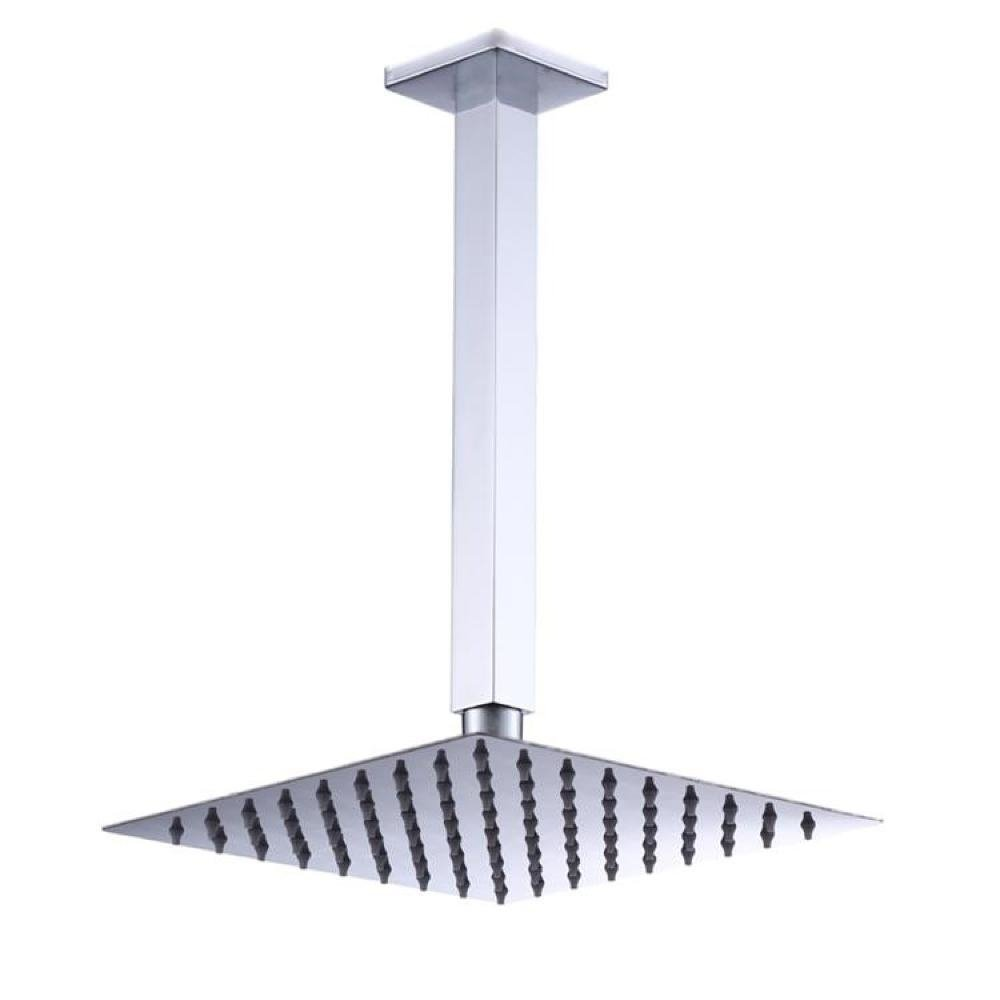 Chuveiro Ducha Slim Quadrado de Teto 20x20cm Cromado Belcca - CDT01-CR Chuveiro Ducha Slim Quadrado de Teto 20x20cm Cromado Belcca - CDT01-CR