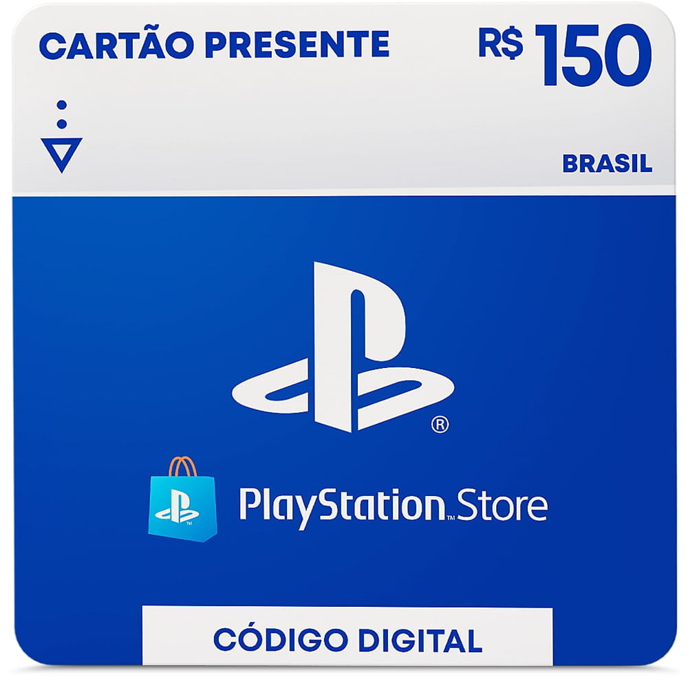 Gift Card Digital Sony Playstation R$150,00 Gift Card Digital Sony Playstation R$150,00