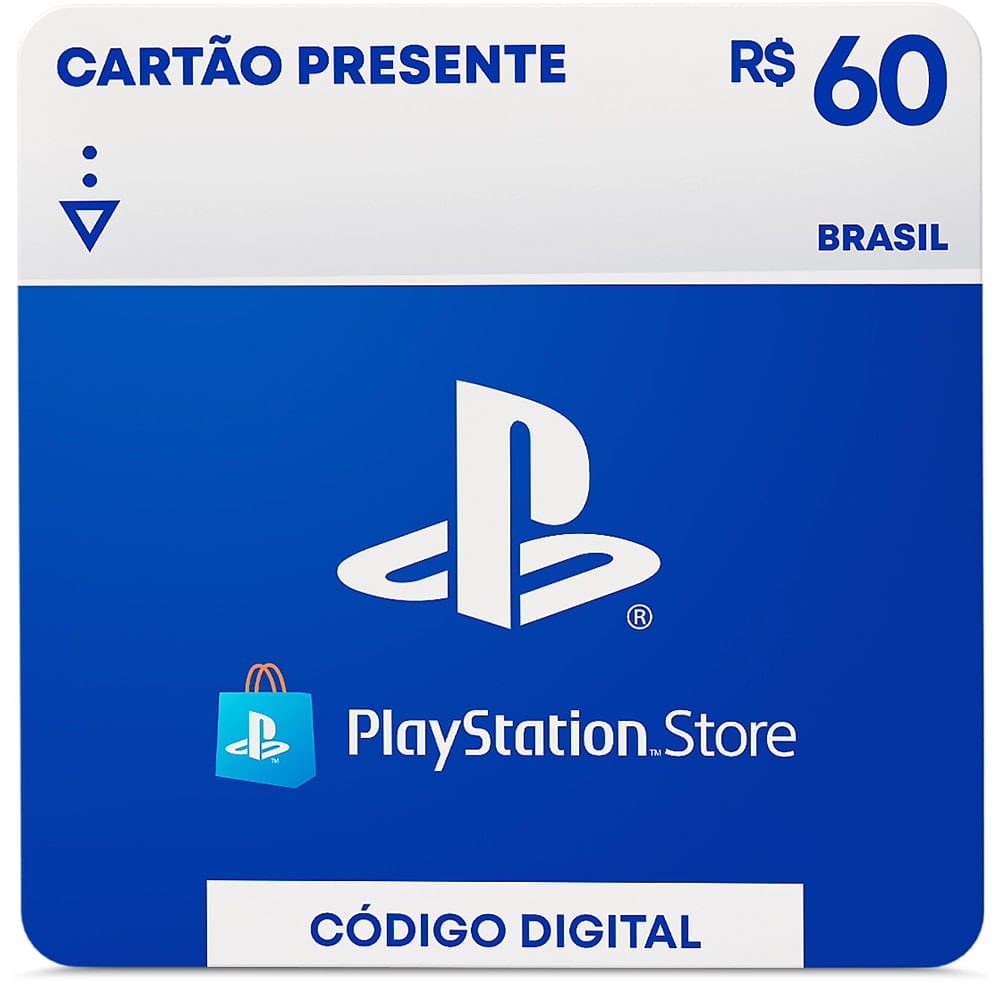 Gift Card Digital Sony Playstation R$60,00 Gift Card Digital Sony Playstation R$60,00